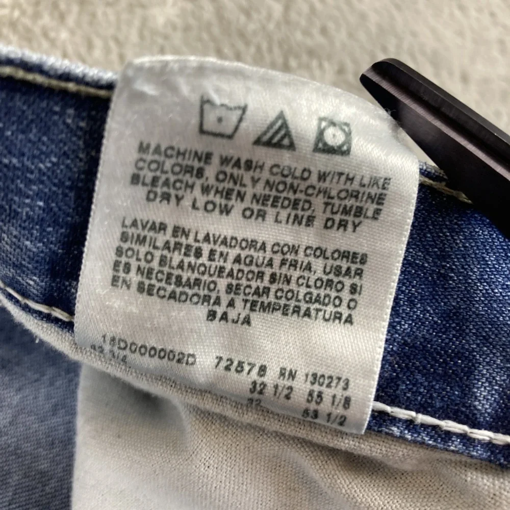 Wrangler Carpenter Jeans Mens‎ Size 40x32 Blue Denim Straight Cotton Blend